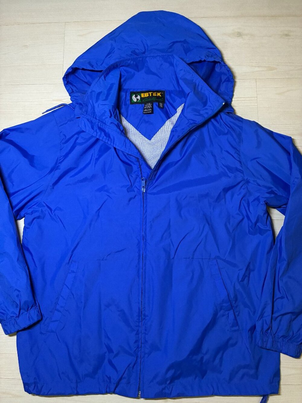 Vintage Eddie Bauer EBTEK Hooded Windbreaker Men's Jacket Size Large